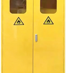 All-steel explosion-proof gas cabinet, safety storage cabinet for laboratory hazardous gas cylinders, gas cylinder storage cabinet with alarm system