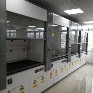 Laboratory fume hood, industrial chemical laboratory exhaust cabinet, corrosion resistant lab ventilation workstation for chemical experiment safety